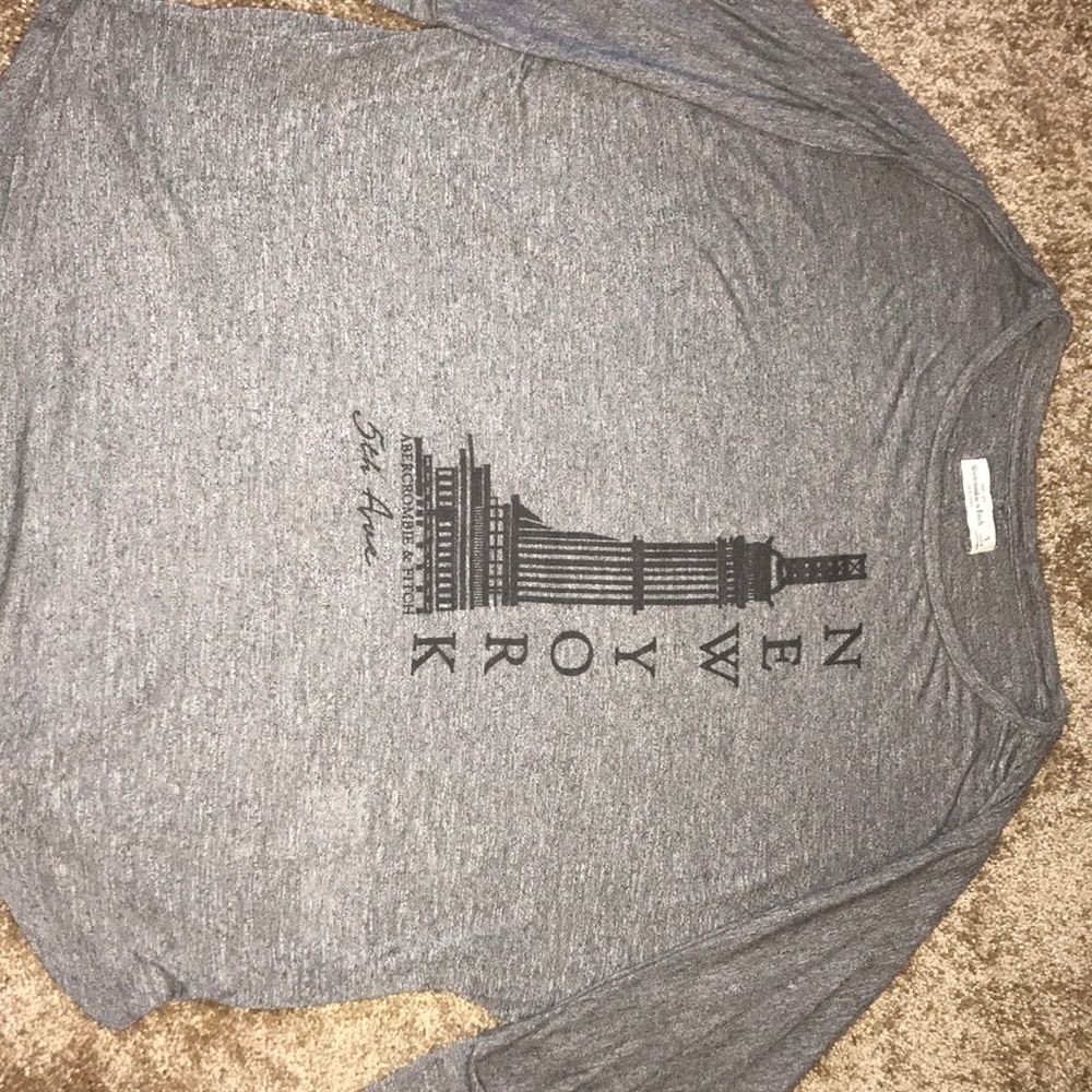 Abercrombie and Fitch Long Sleeve Tee with Tower